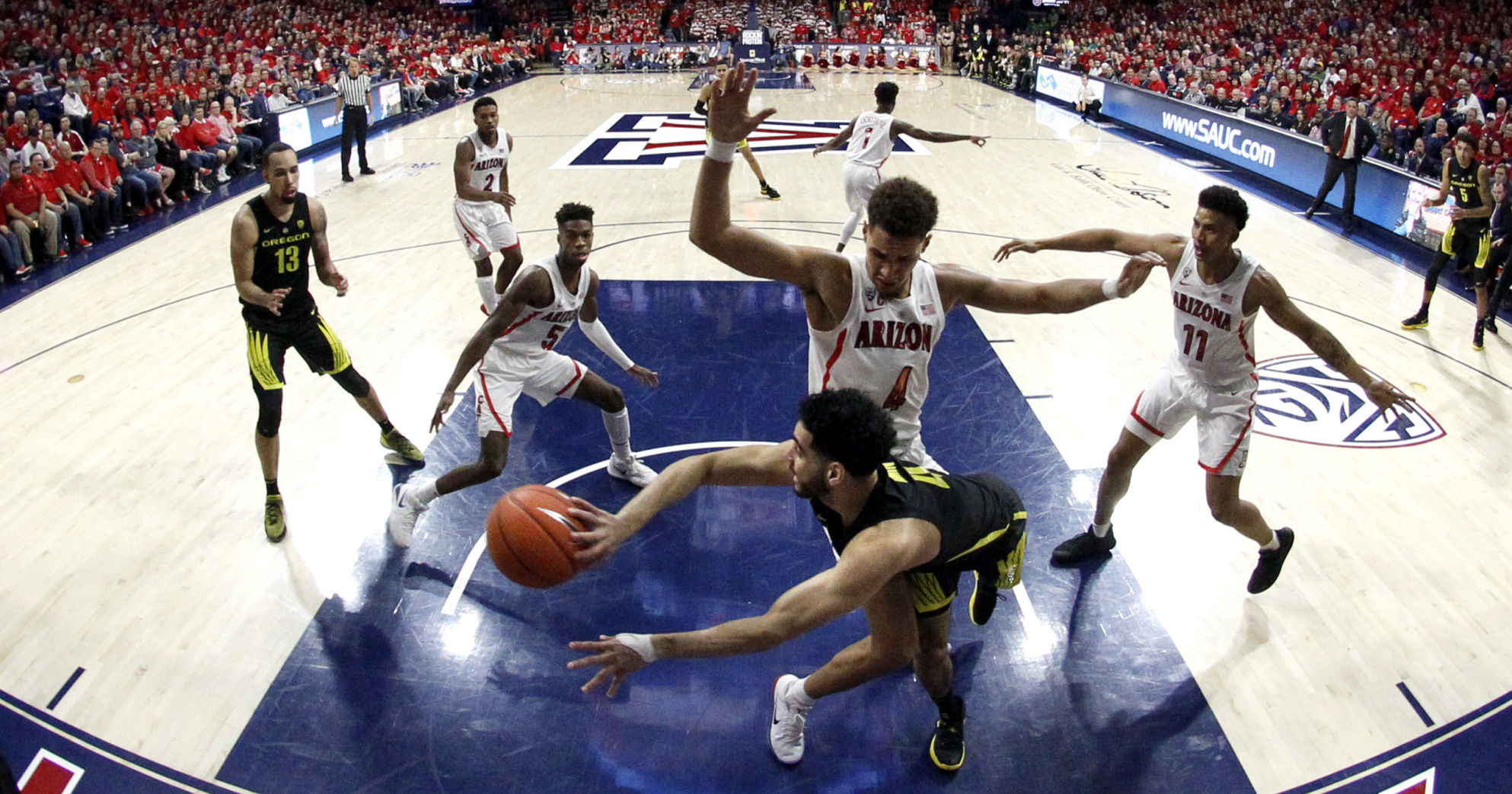 University of Arizona vs Oregon